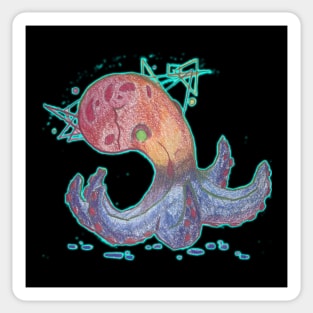 Geometric Octopus Sticker